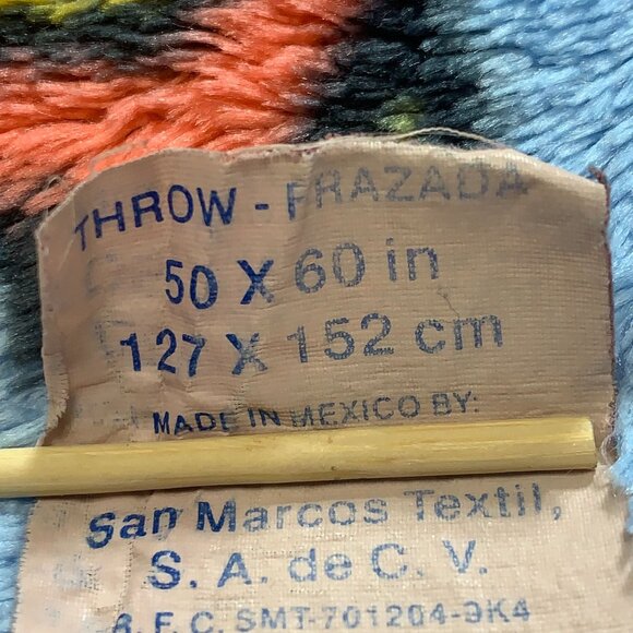 Colorful San Marcos 50x60" Blanket With City & Cars Design - Picture 4 of 8